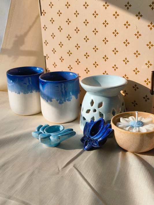 Aasman Gift Box – Blue Themed Premium Handcrafted Festive Hamper