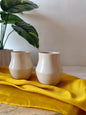 White Ceramic Kulhads – Set of 2