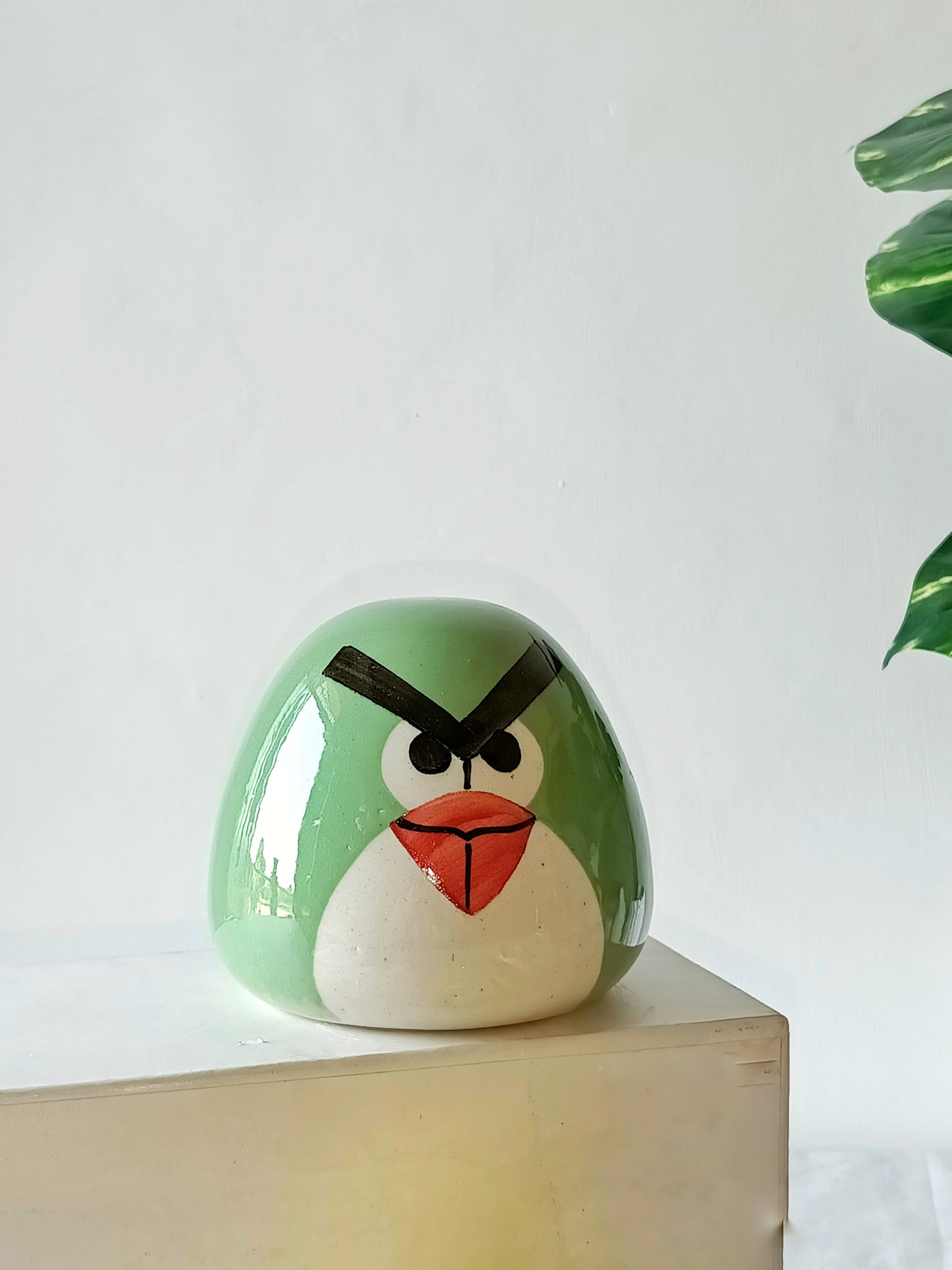 Green Angry Bird Piggy Bank