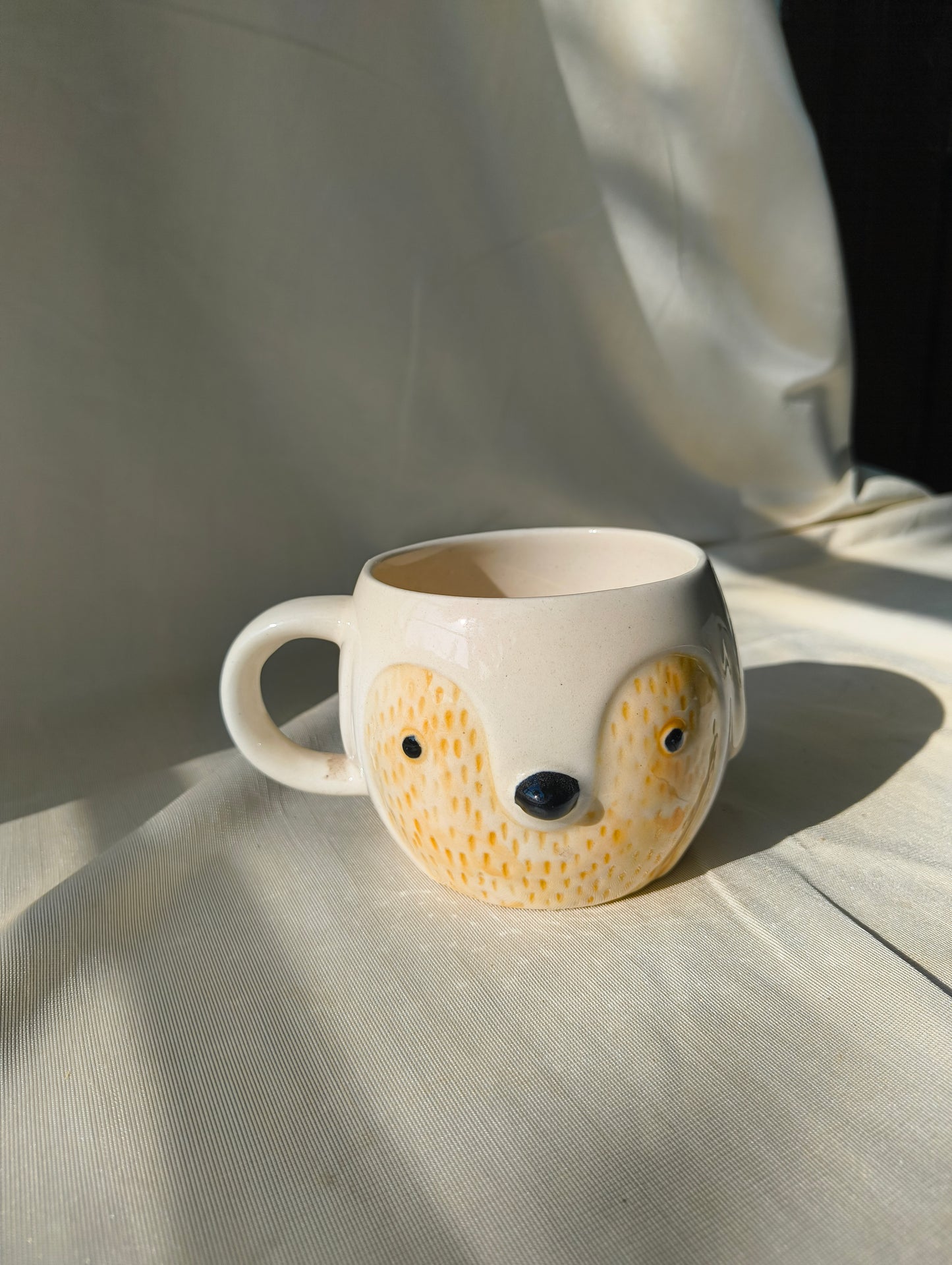 Cute Sheep Cup - Mustard Yellow