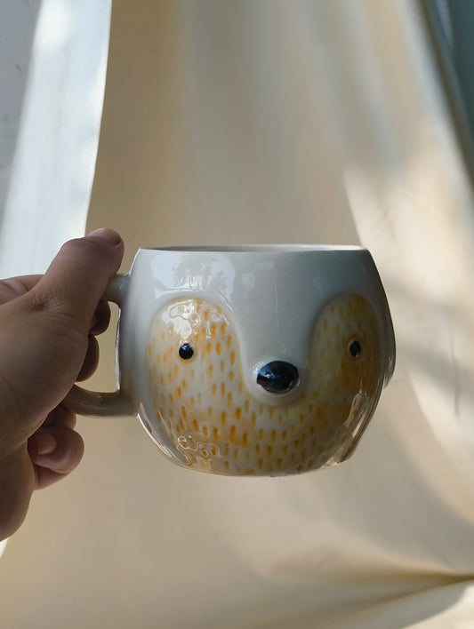 Cute Sheep Cup - Mustard Yellow
