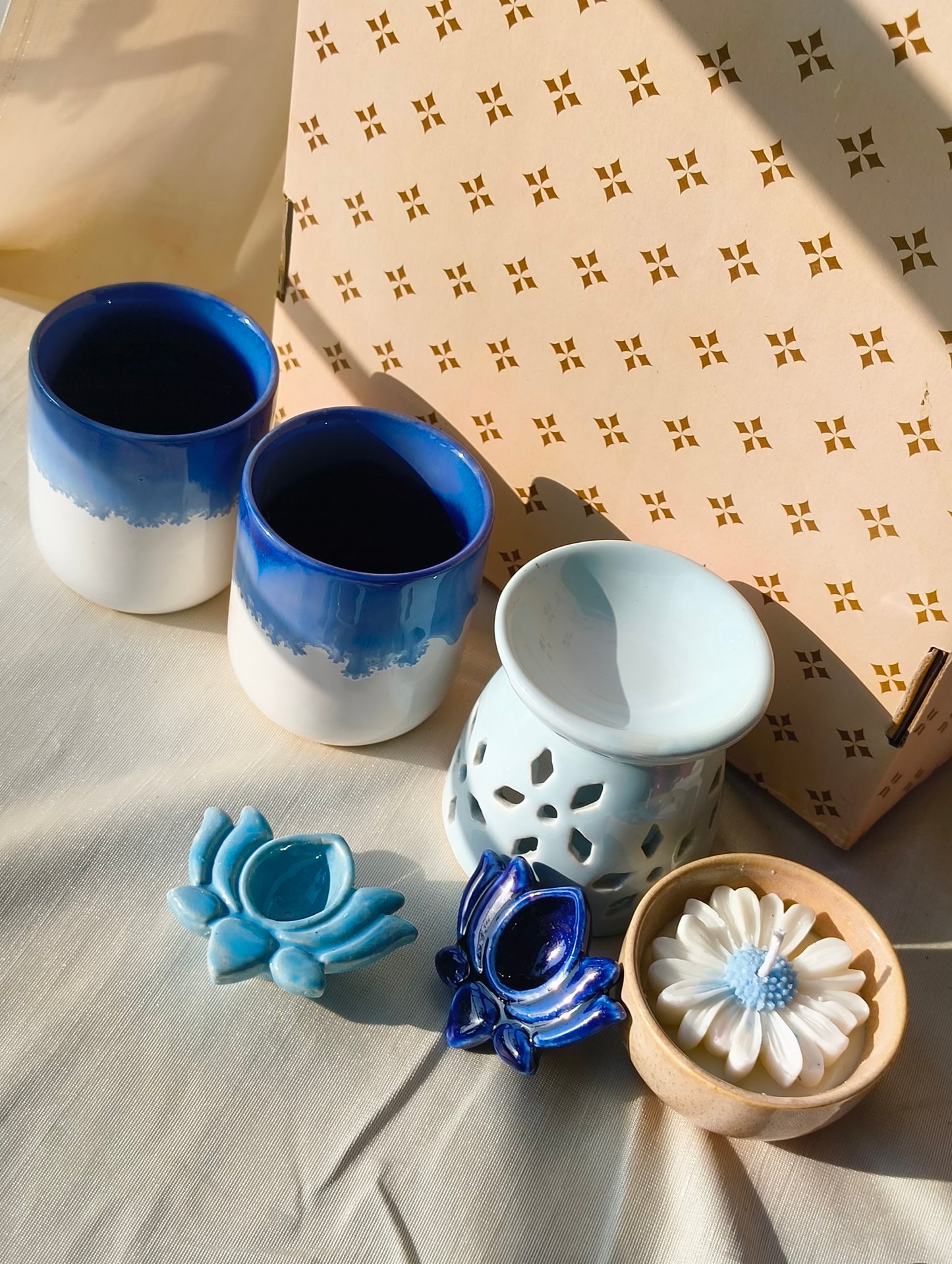 Aasman Gift Box – Blue Themed Premium Handcrafted Festive Hamper