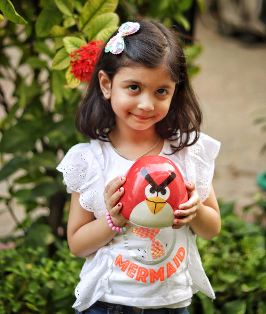 Red Angry Bird Piggy Bank