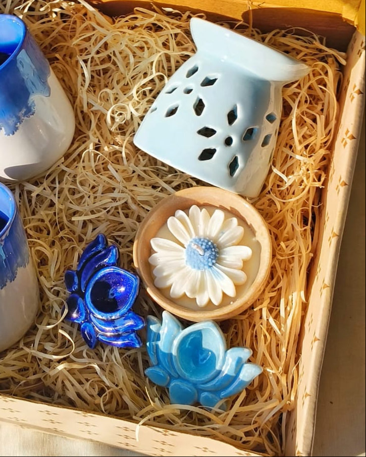 Aasman Gift Box – Blue Themed Premium Handcrafted Festive Hamper