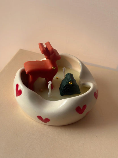 Christmas Bowl Candle