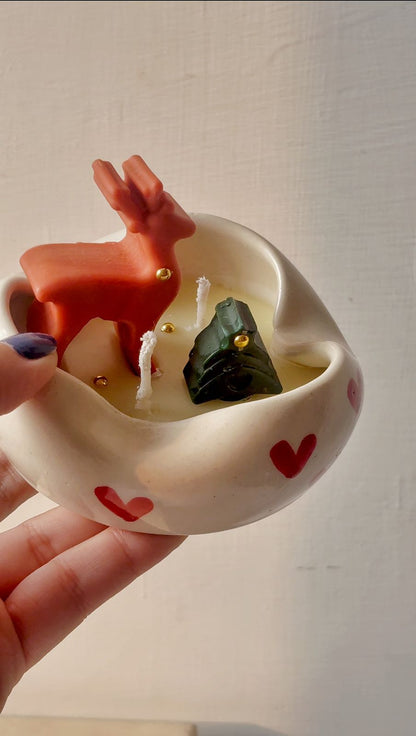 Christmas Bowl Candle
